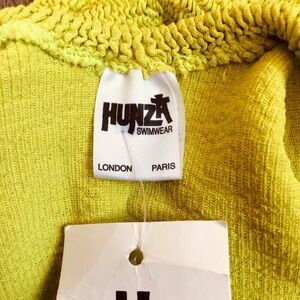 Hunza G Tankini lime green a little darker in person